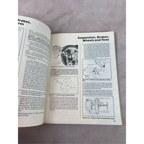 Vintage Ford 1982 Light Truck Econoline Bronco do-it-yourself service guide - Picture 7 of 8